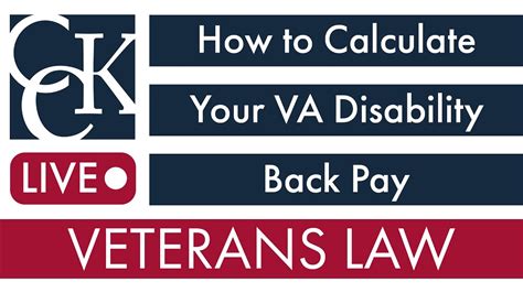 How To Calculate Your VA Disability Back Pay YouTube