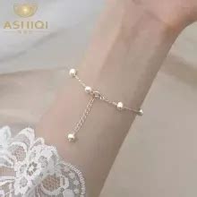 Ashiqi Mini Pulsera De Perlas Naturales De Agua Dulce Para M Cuotas