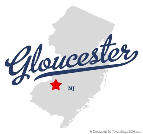 Map Of Gloucester Nj New Jersey