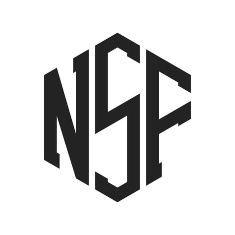 Premium Vector Nsf Logo Design Initial Letter Nsf Monogram Logo Using