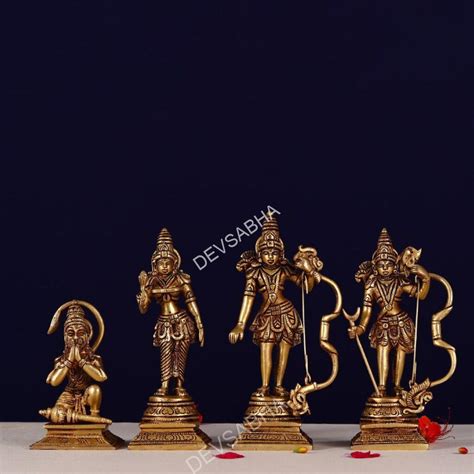 Buy This Brass Ram Darbar Idol Set Devsabha