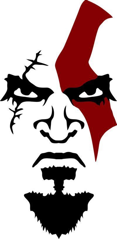 Kratos Face Tattoo