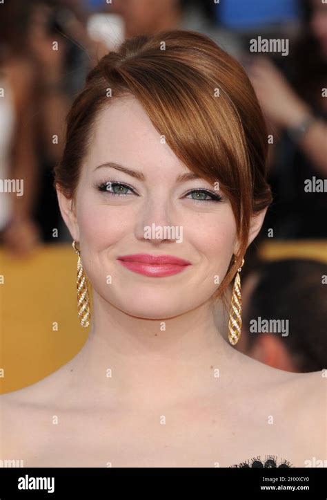 Emma Stone Arriving At The 18th Annual Screen Actors Guild Awards Sags