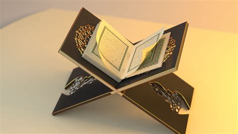 Quran Book Animation 3D Model Animated CGTrader