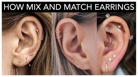 Stylish Ways To Mix And Match Earrings Super Easy Youtube