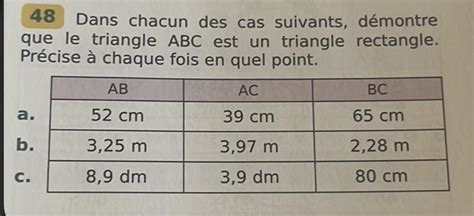 Bonjour A Tous Qui Pourrait Maider Pour Mon Excercice De Maths Svp