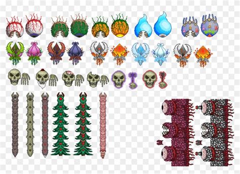 Terraria Slime Sprite Sheet Clipart (#2790771) - PikPng