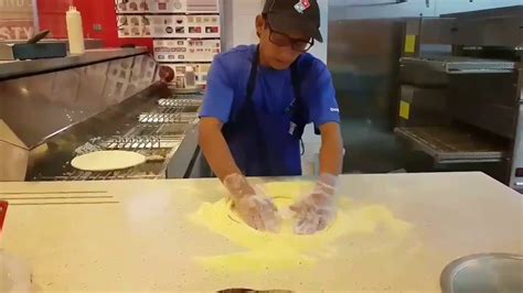 How Pizza Made In Dominoshow To Make Dominos Pizza Making Of Domino