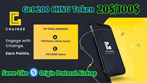 Chainge Finance Get 200 CHNG Token 20 100 Same Like Origin