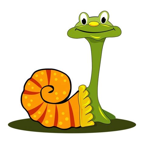 Snail funny | Funny snail cartoon — Stock Vector © tigatelu #27366477