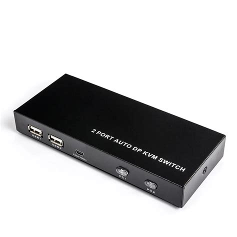 Przełącznik Switch KVM USB DisplayPort 2 1 Spacetronik SPD KVM02