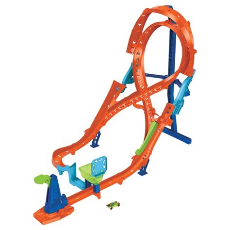 Hot Wheels Action Bahn Vertikaler 8er Kurvensprung Mit Auto Smyths