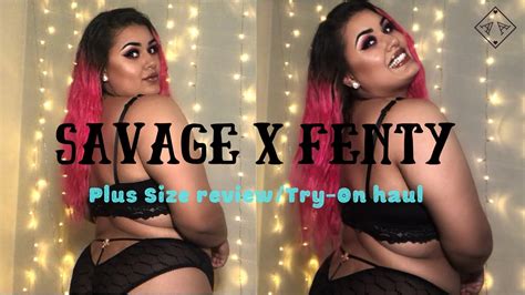 Savage X Fenty Plus Size Lingerie Try On Haul Youtube