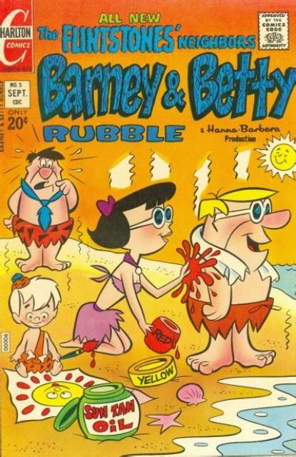 Barney And Betty Rubble Charlton Comics Issue № 5 The Flintstones