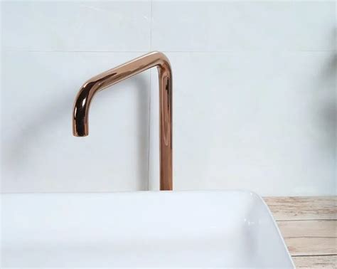 Brass Hot And Cold Bathroom Super Long Pipe Two Holes Basin Faucet Bat ATY Home Decor