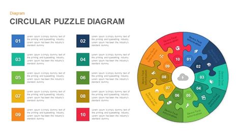 Step Circular Puzzle Diagram Template For Powerpoint Slidebazaar | The ...