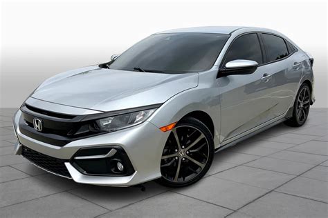 Pre Owned Honda Civic Hatchback Sport Dr Car In Houston Mu