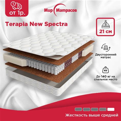 Матрас Мир Матрасов TERAPIA NEW SPECTRA, Независимые пружины, 200 ...