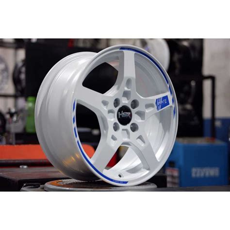 Jual Velg Mobil Racing R Hsr Pente Lebar Rata Pcd X Et White