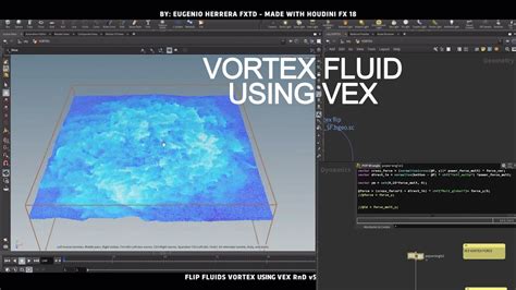 Fluid Vortex Using VEX In Houdini Breakdown Hip File YouTube