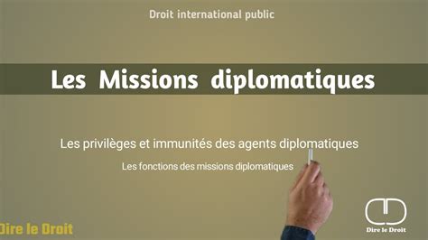 Comprendre Les Missions Diplomatiques En 03 Minutes YouTube