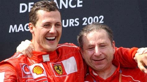 Jean Todt and Michael Schumacher watch F1 races together from Michael's ...