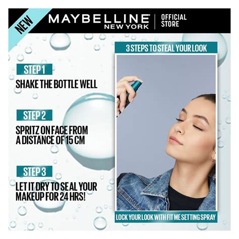 Buy Maybelline New York Fit Me Matte Poreless Setting Spray Transfer