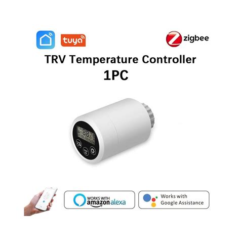 Paquete Paquete Pc Termostato Tuya Zigbee Actuador De Radiador