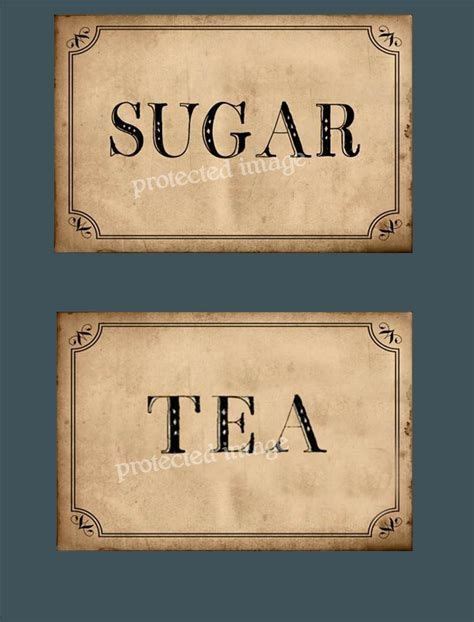 Best Free Printable Primitive Pantry Labels Pdf For Free At Artofit