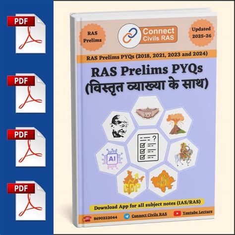 RAS Prelims पूर्व वर्ष प्रश्न PYQs (2025–26 Edition) : Hindi Medium ...