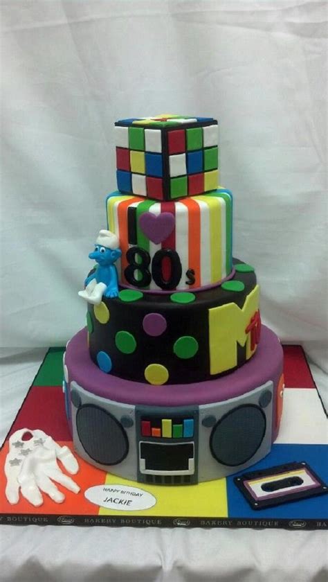 80s Custom Birthday Cake Do You Miss The 80s Check Out This Custom