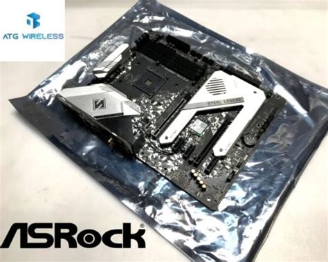 Asrock X570 Steel Legend Wifi Ax Am4 Amd Sata 6gbs Atx Motherboard