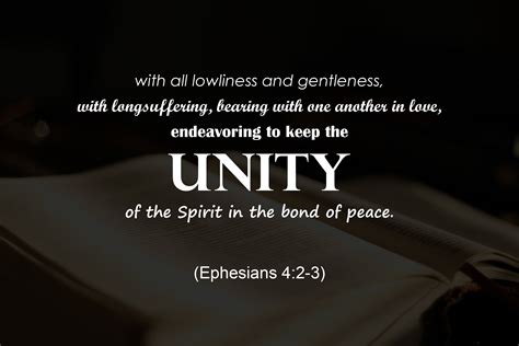 Walking In Unity And Humility