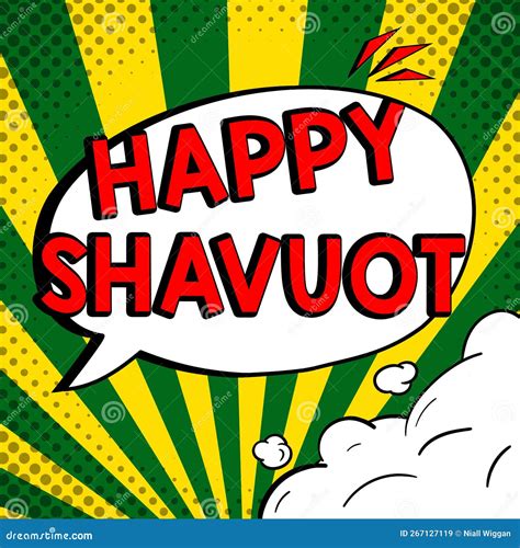 Inspiration Showing Sign Happy Shavuot Word For Jewish Holiday