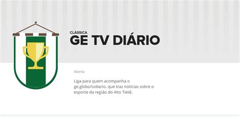 Liga Ge Tv Di Rio Est Aberta Para A Temporada Do Cartola Veja