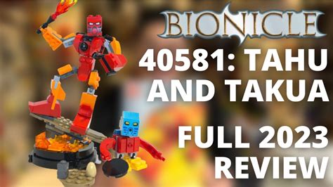 Lego Bionicle Is Back 2023 Tahu And Takua Set 40581 Gwp Review Youtube