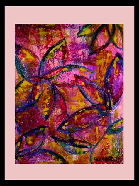 Abstract Flower Drawing Small Oil Pastel Drawing Abstract - Etsy