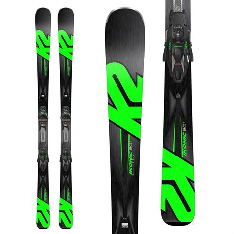 K2 IKonic 80Ti Skis MXC 12 TCX Light Quikclik Bindings 2018 Evo