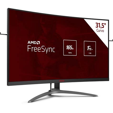 Monitor Gamer Aoc Agon Curvo Hz Freesync Rgb