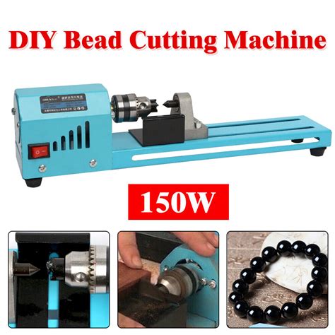 9x 150w Diy Mini Wood Lathe Bead Cutting Machine Drill Polishing Low Noise Tool Ebay