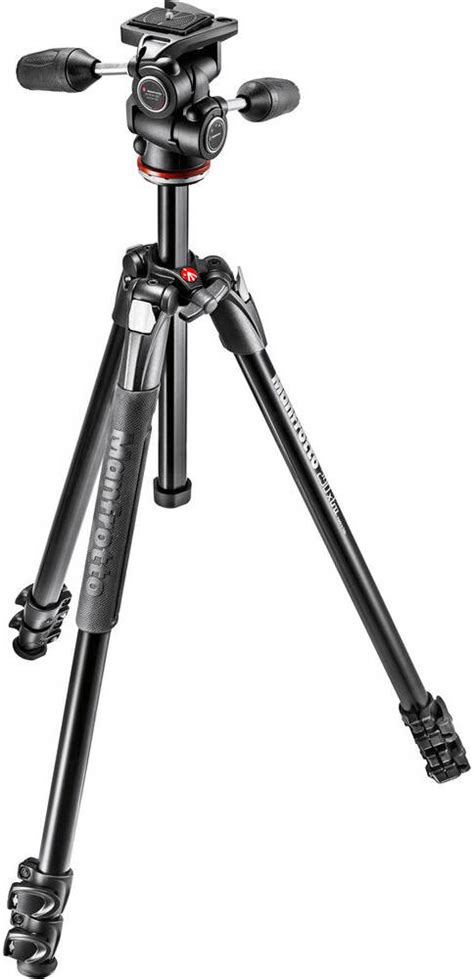 Manfrotto MK290XTA3 3WUS 290 Xtra Aluminum Tripod With 804 3 Way Pan