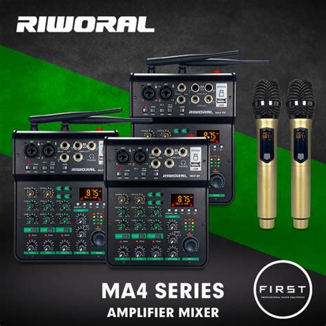 First Audio Riworal Ma Channel Audio Mixer System For Amplifier With