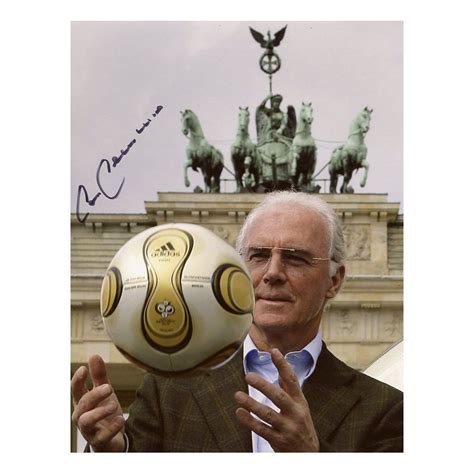 Signed Autograph BECKENBAUER Franz - All-Autographes.com