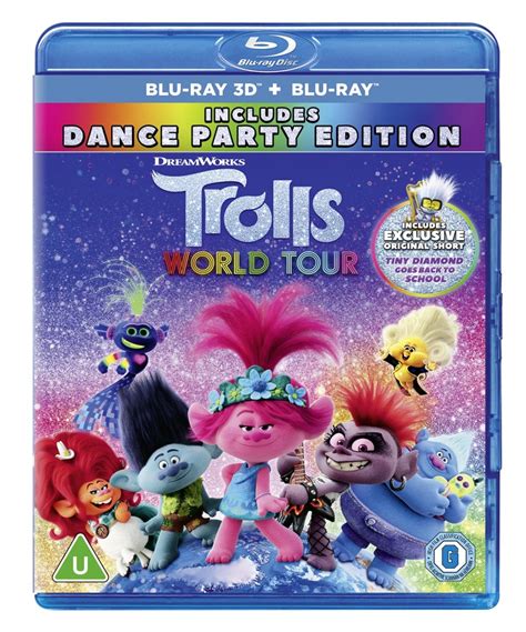 Trolls World Tour Blu Ray D Free Shipping Over Hmv Store