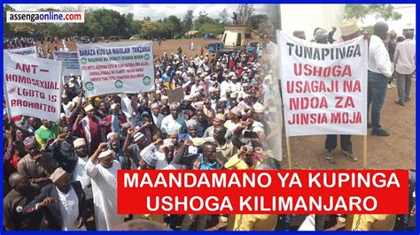 Maandamano Ya Kupinga Ushoga Kilimanjaro Waislamu Waandamana Kupinga