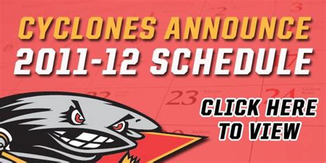 Cyclones Unveil 2011-12 Schedule - Cincinnati Cyclones