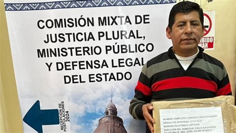 Judiciales Vocal Tahuichi Dice Que No Renunciará Hasta Formar Parte De