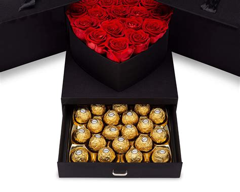 Total 45 Imagen Caja De Rosas Y Chocolates Viaterra Mx