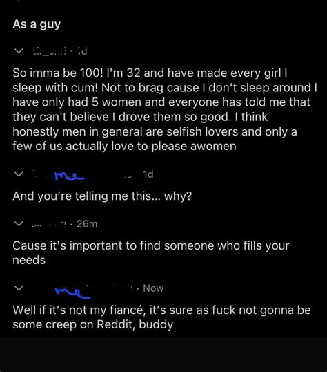 Fellow Reddit User Thinks Me A Female Redditor Making Any Comments In