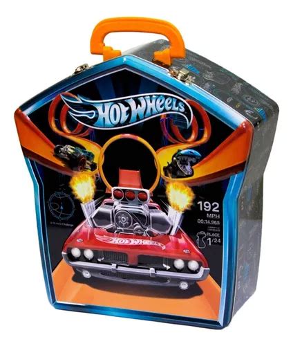 Hot Wheels Porta Autitos Metálico X Valija Guardar Autos Cuotas sin interés